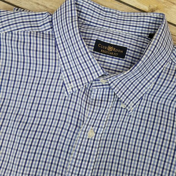 Men's Plaid Shirt Button Down - Picture 2 of 3